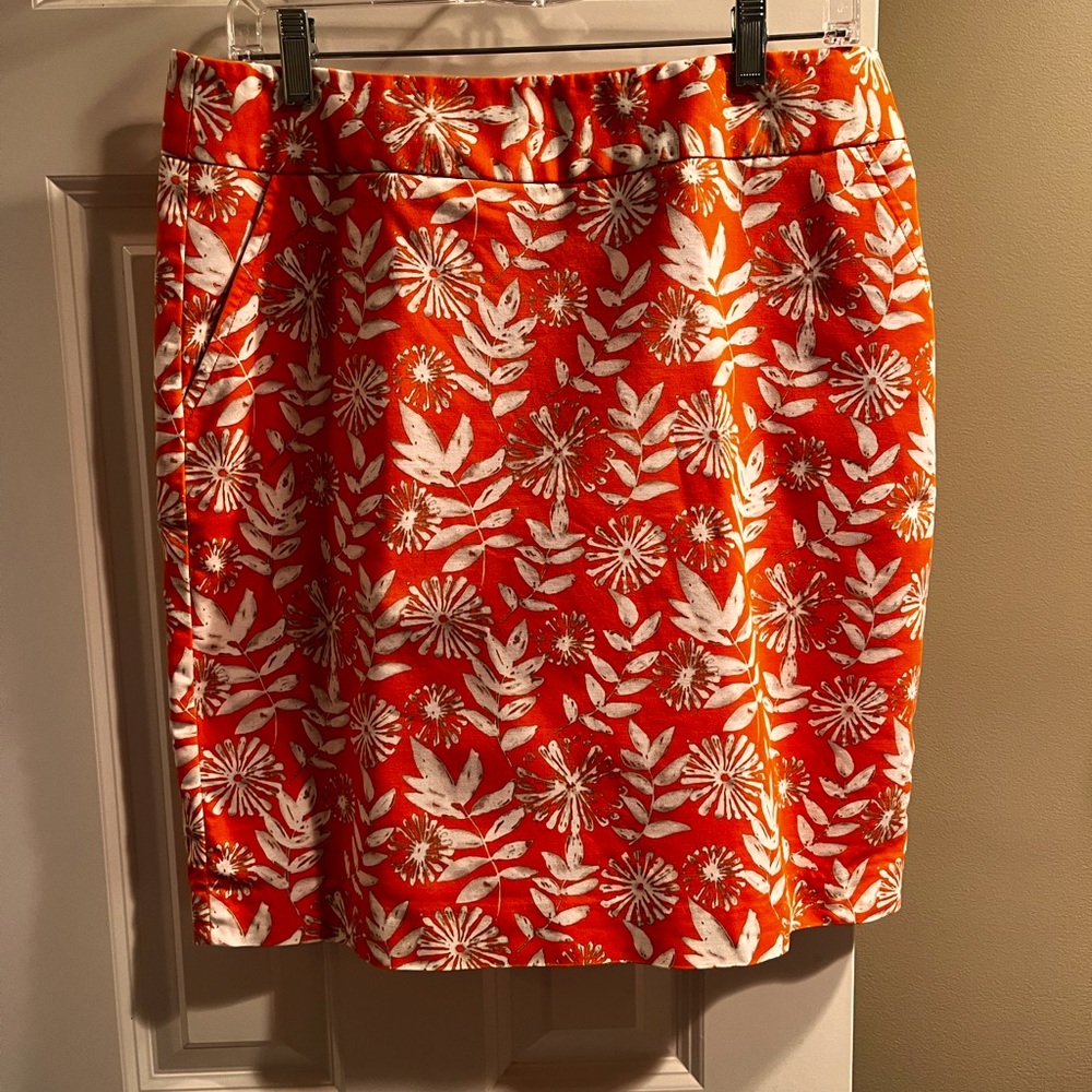 Rafaella  Skirt with Floral Design